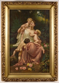 Signed B.L. Martina Classical Painting
