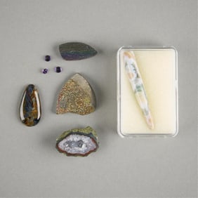 8 Minerals Incl. Rainbow Hematite & Pietersite