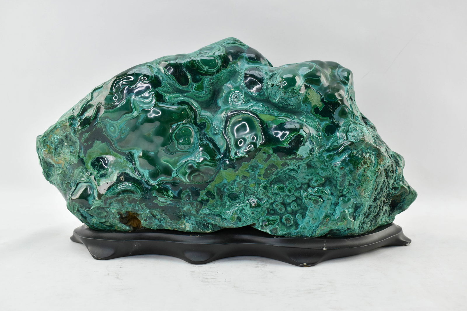 Large Malachite Scholar's Rock with Chrysocolla (1 of 8)