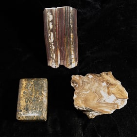 3 Rocks or Minerals Incl. Australian Banded Iron