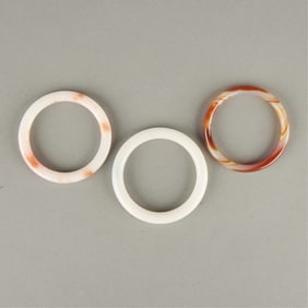 3 Chinese Jade Bangles
