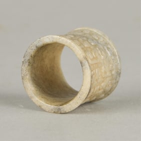 Chinese Carved Jade Archer's Ring