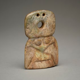 Chinese Carved Hetian Jade Yupei Pendant