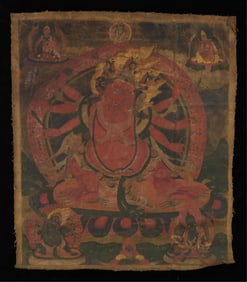 Tibetan Buddhist Thangka Painting