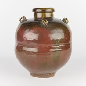 Chinese Tang-Style Ceramic Wine Ewer Vase
