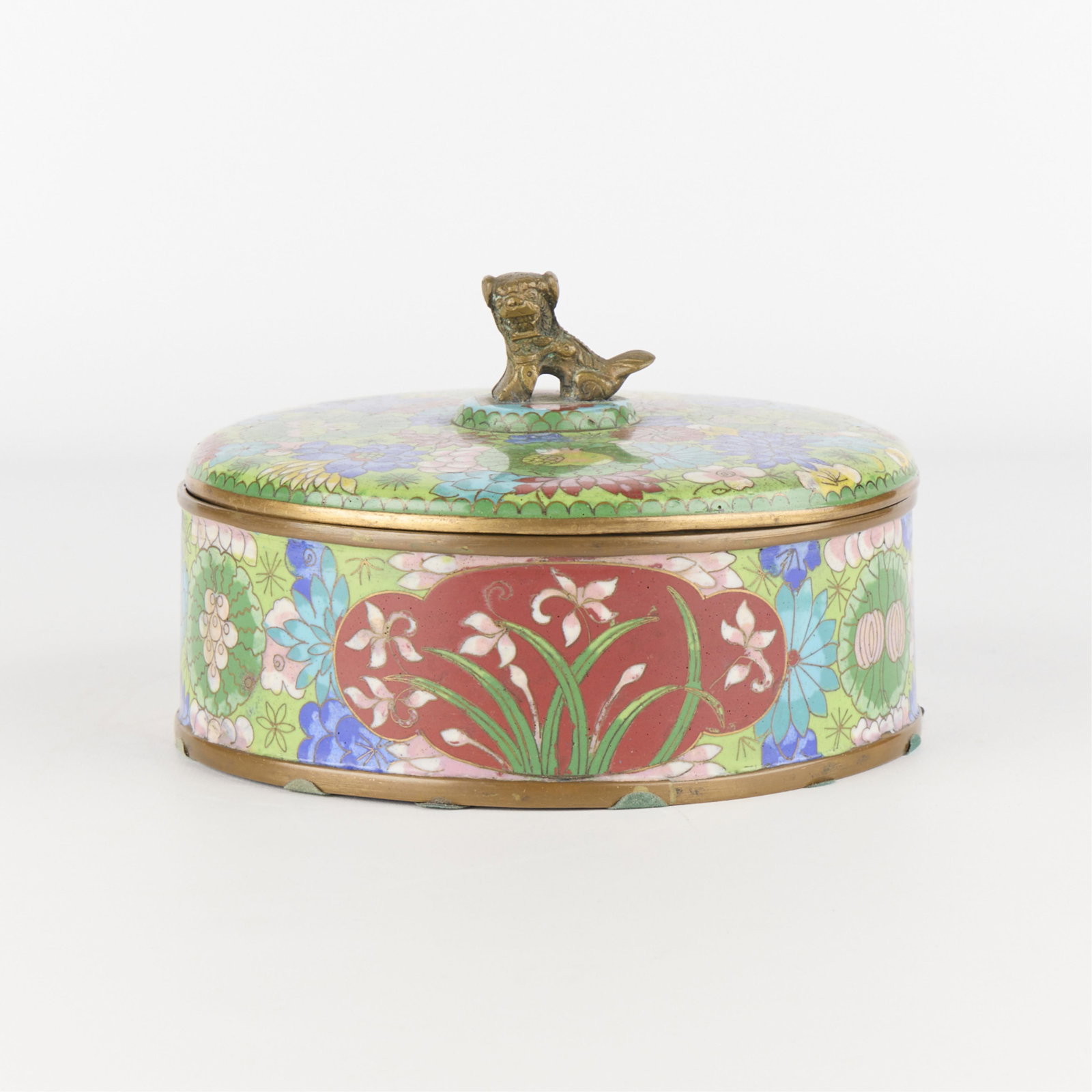 Antique Chinese Export Cloisonne Trinket Box (1 of 6)