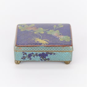 Chinese Cloisonne Trinket Box