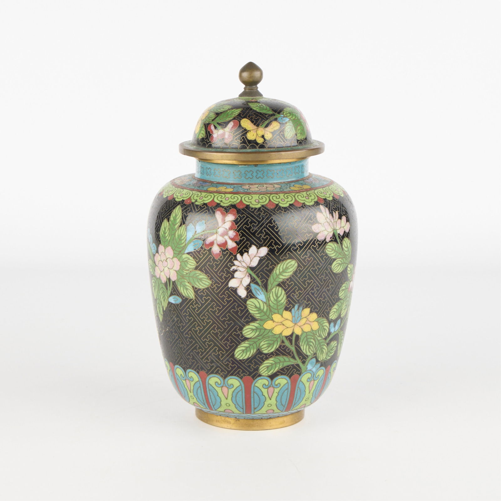 Antique Chinese Cloisonne Urn Vase (1 of 5)