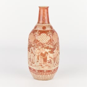 Antique 19th c. Japanese Kutani Ware Vase