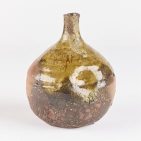 Signed Japanese Studio Ceramic Pottery Jug Vase