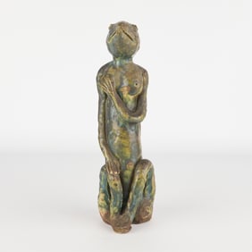 Japanese Studio Pottery Turtle Deity