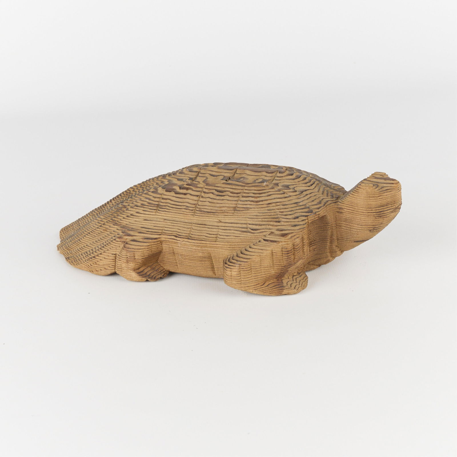 Japanese Carved Wood Turtle (1 of 4)