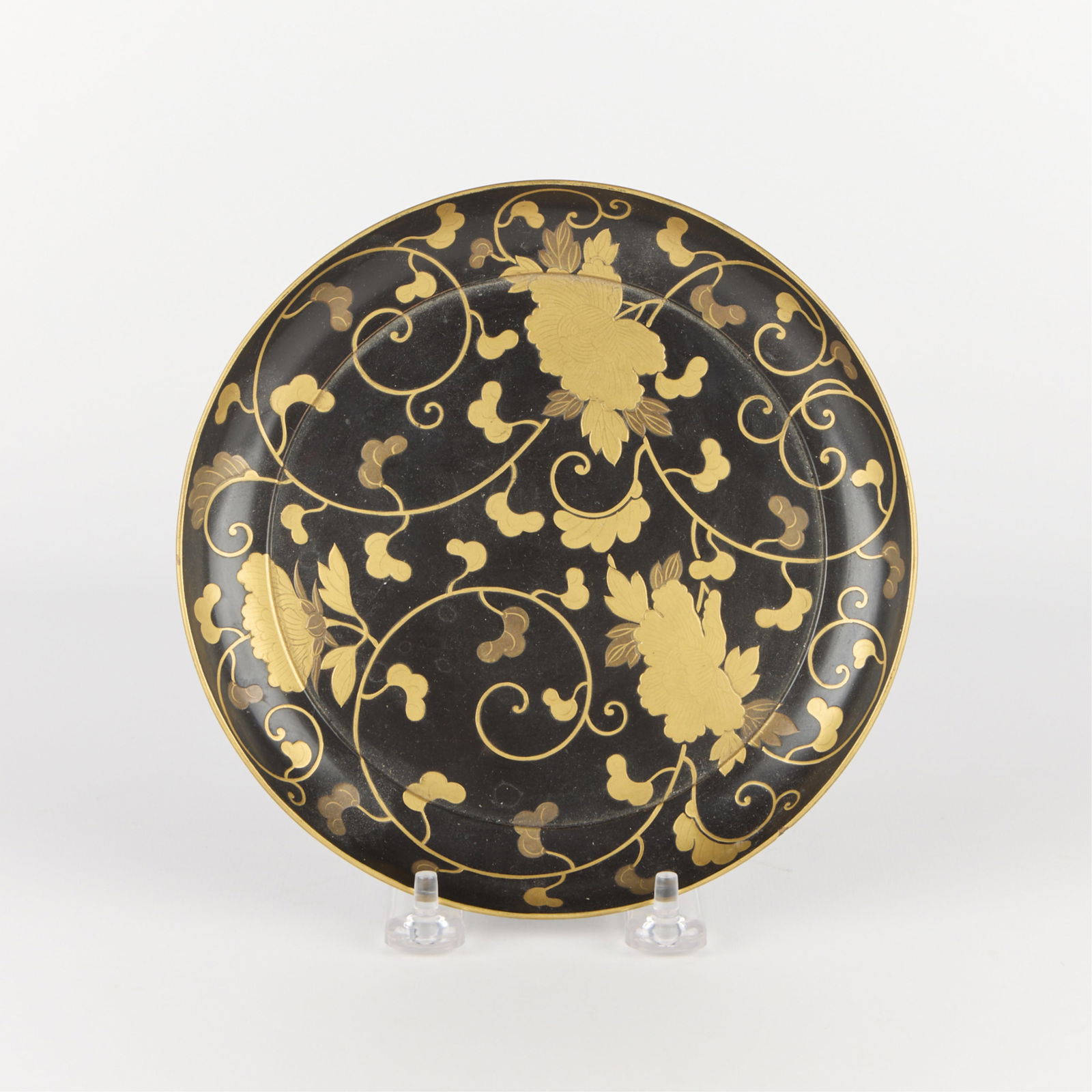 Japanese Meiji Lacquer Candy Dish Plate (1 of 3)