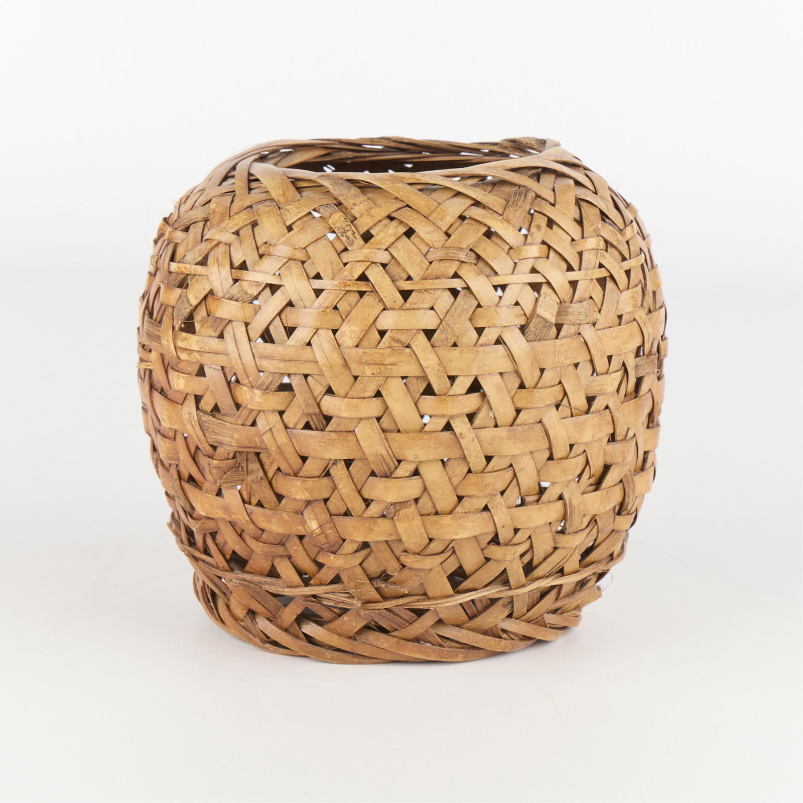 Japanese Bamboo Woven Ikebana Floral Basket (1 of 5)