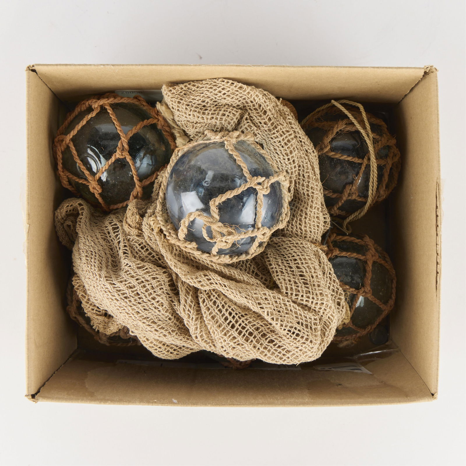 Antique Japanese Glass Fishing Float Net (1 of 2)