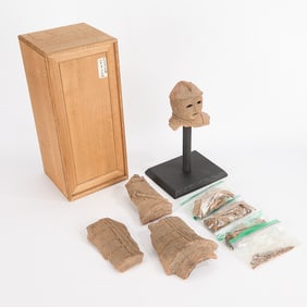 Japanese Terracotta Pottery Figure Fragments