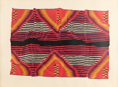 Jack Silverman Navajo Manta Wearing Blanket Print