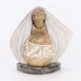 Adrian Wall Pueblo Stone Sculpture