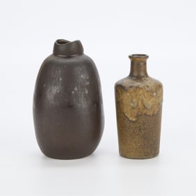 2 Maigon Daga Art Pottery Vases