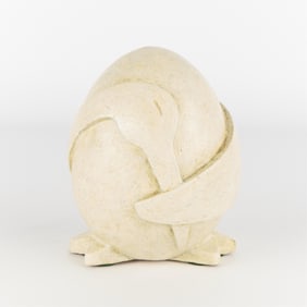 Lars Pagfeldt "Bird & Egg" Stengods Sculpture 1973