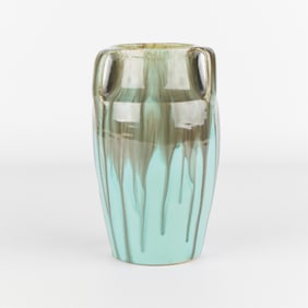 Anton Lang Arts & Crafts Ceramic Drip Glaze Vase