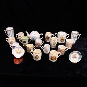 Group of Coronation Mugs