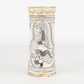 19th c. Ceramic Reproduction of 15th c. Vase