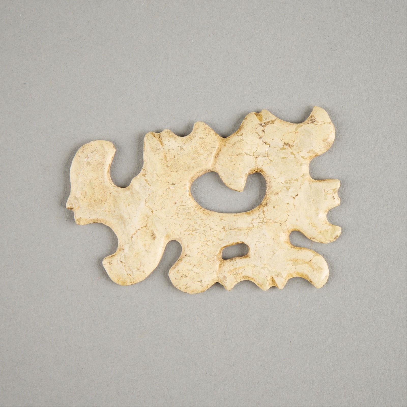 Chinese Carved & Pierced Jade Hardstone Carving (1 of 3)