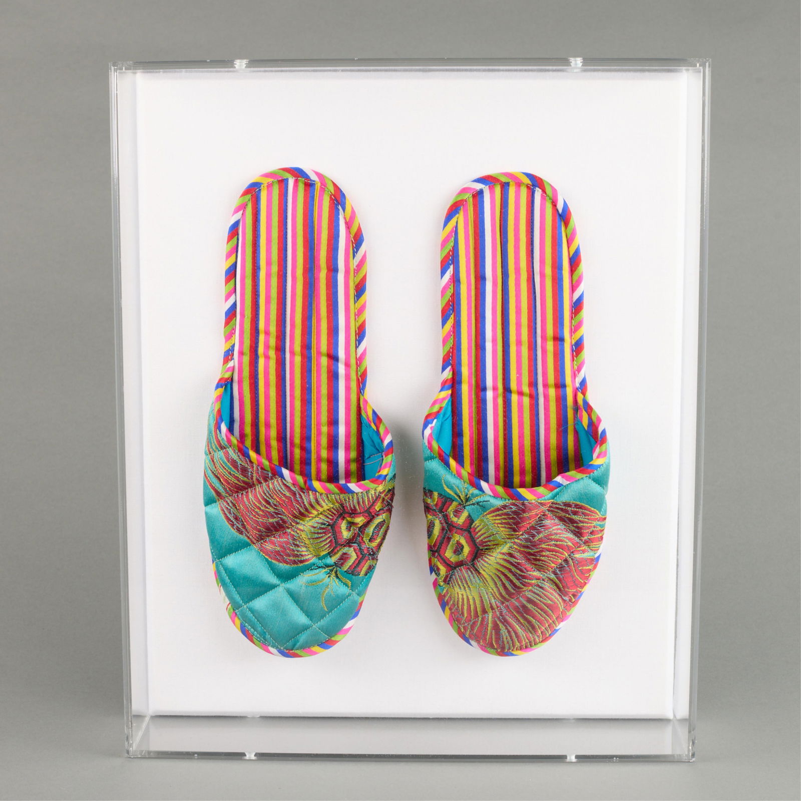 20th c. Chinese Embroidered Silk Slippers (1 of 4)