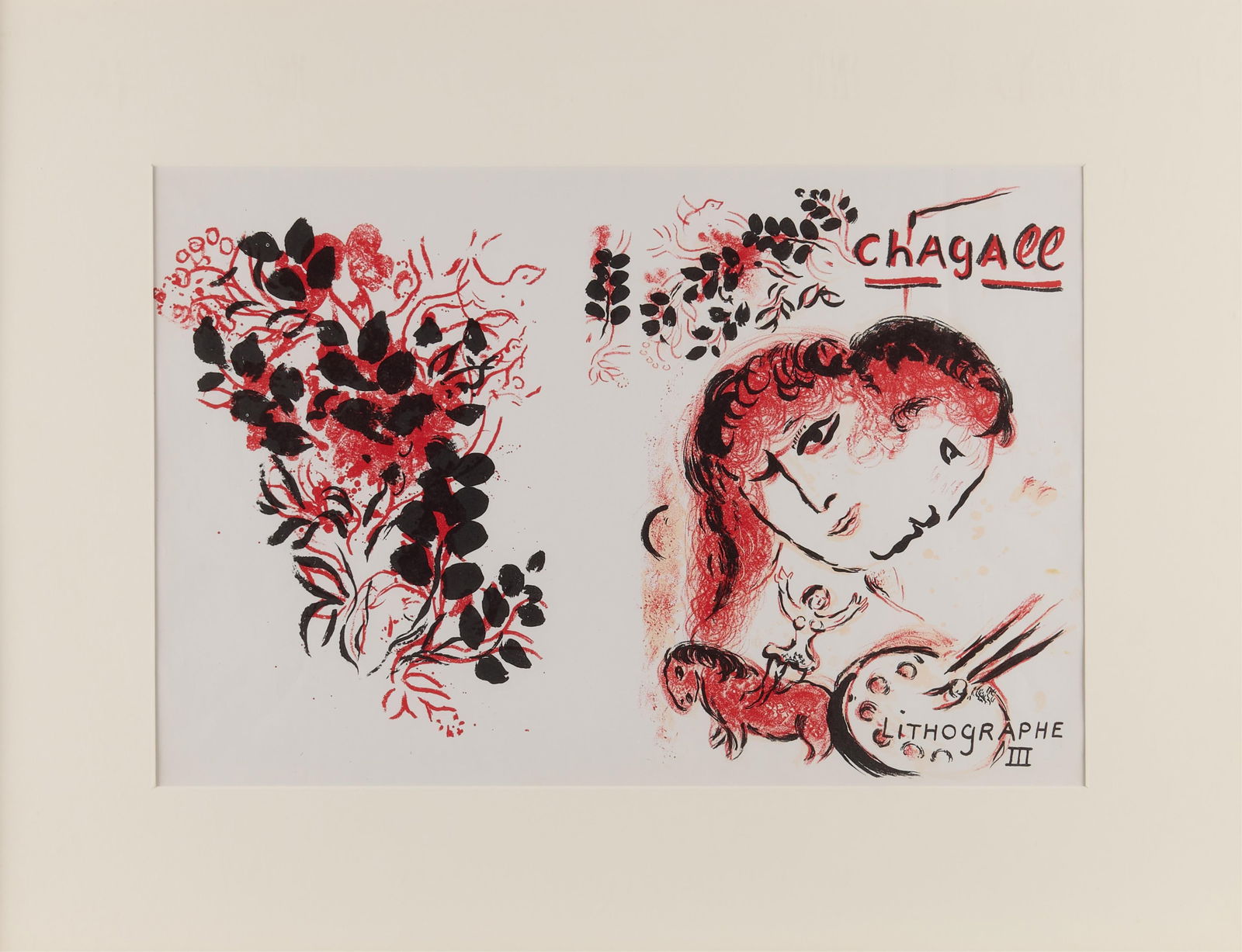 Marc Chagall "Lithographe III" Portfolio Book Cover Lithograph (1 of 6)