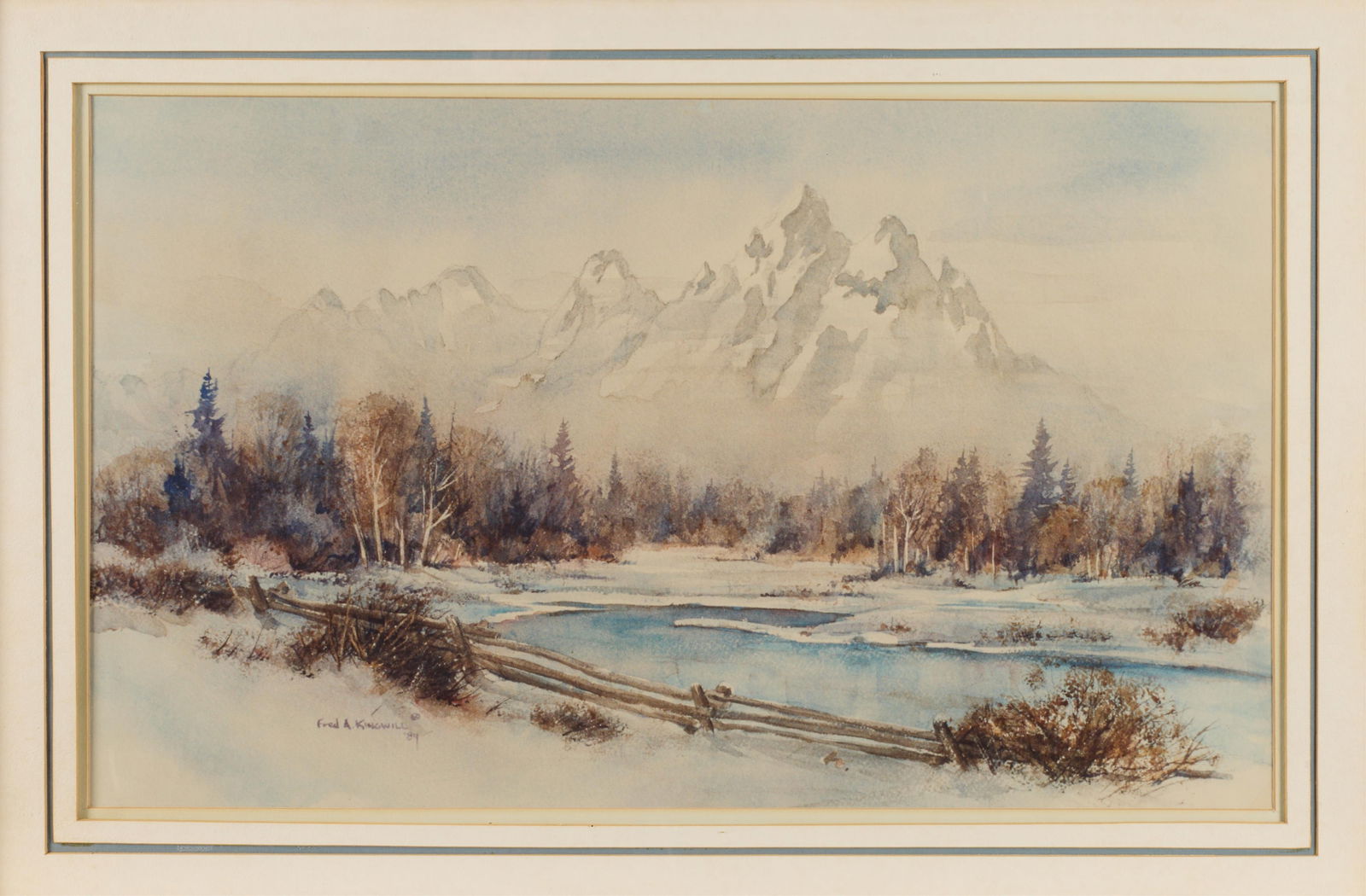 Fred Kingwill "Grand Teton" Print 1984 (1 of 5)