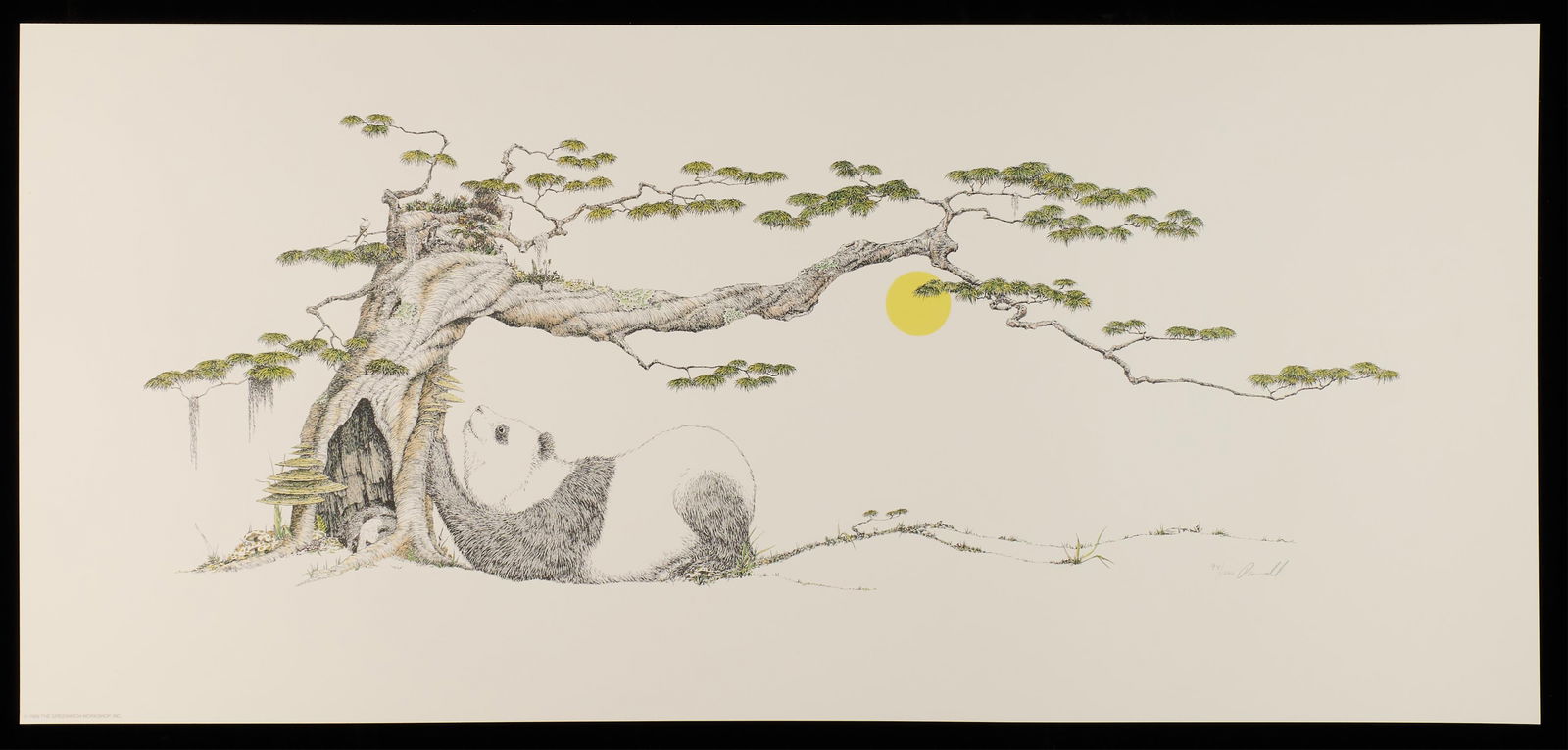 Peter Parnell "Pandas" Print 1989 (1 of 4)