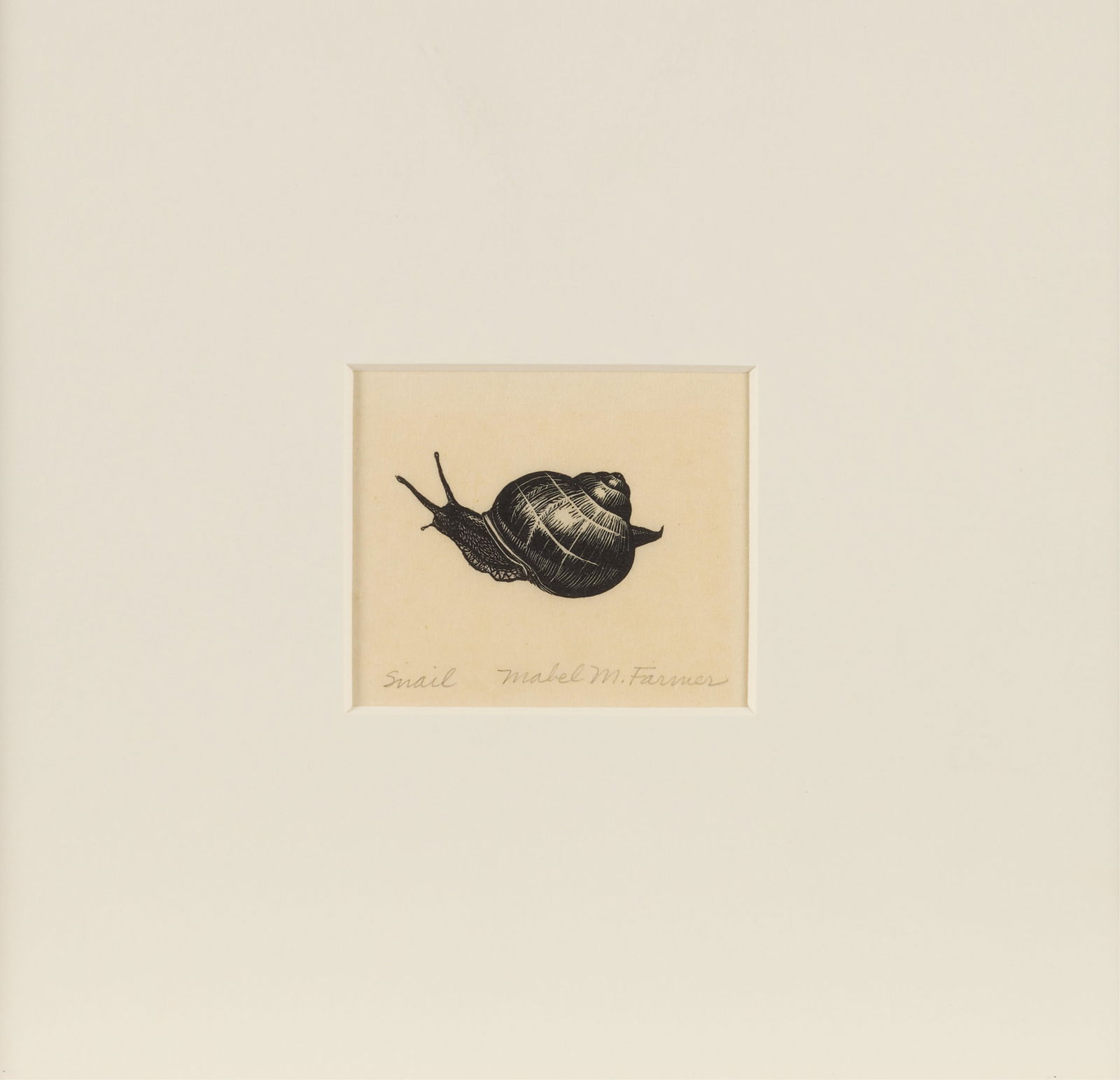 Mabel M. Farmer "Snail" Print - 2