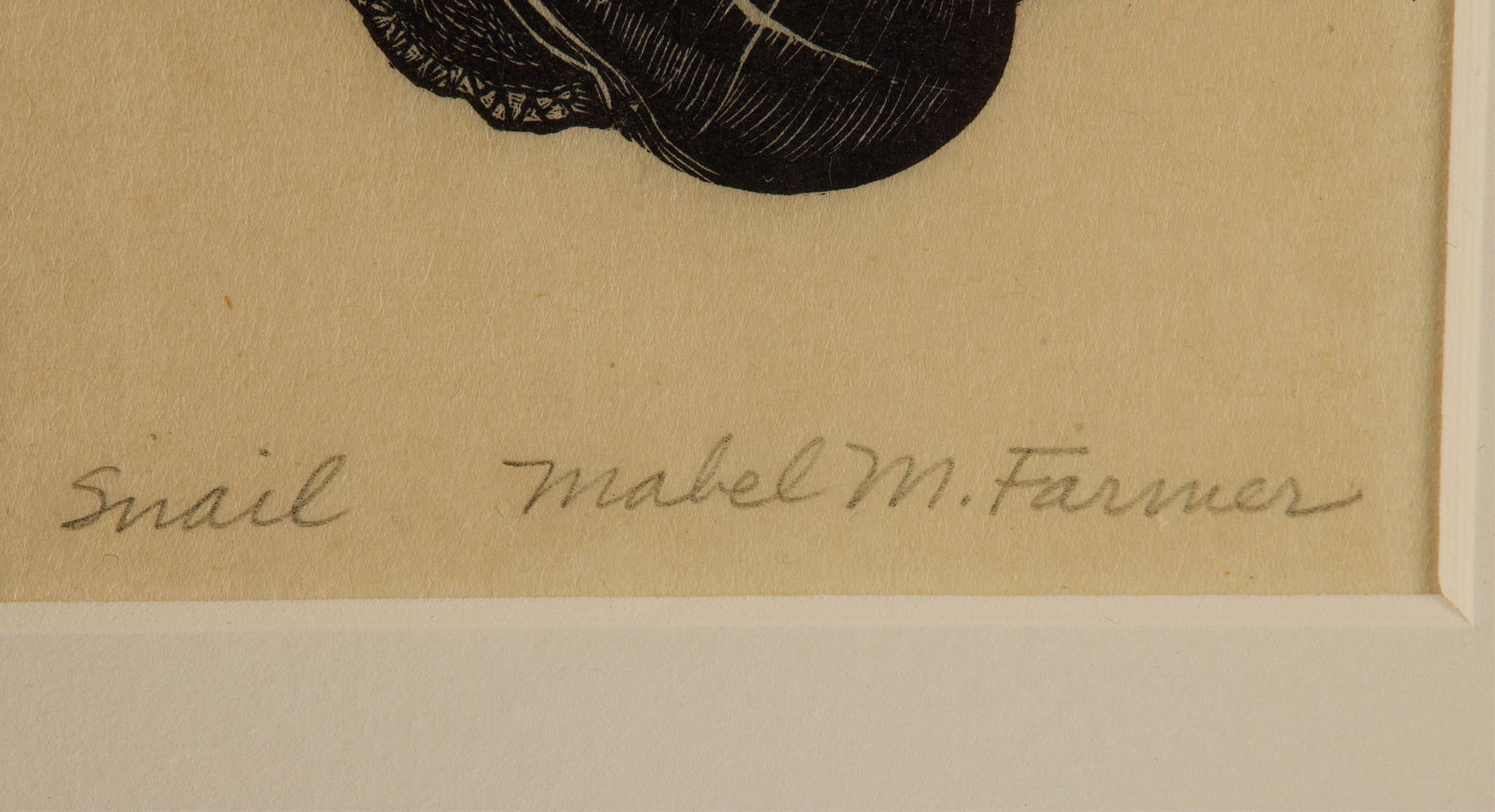 Mabel M. Farmer "Snail" Print - 4