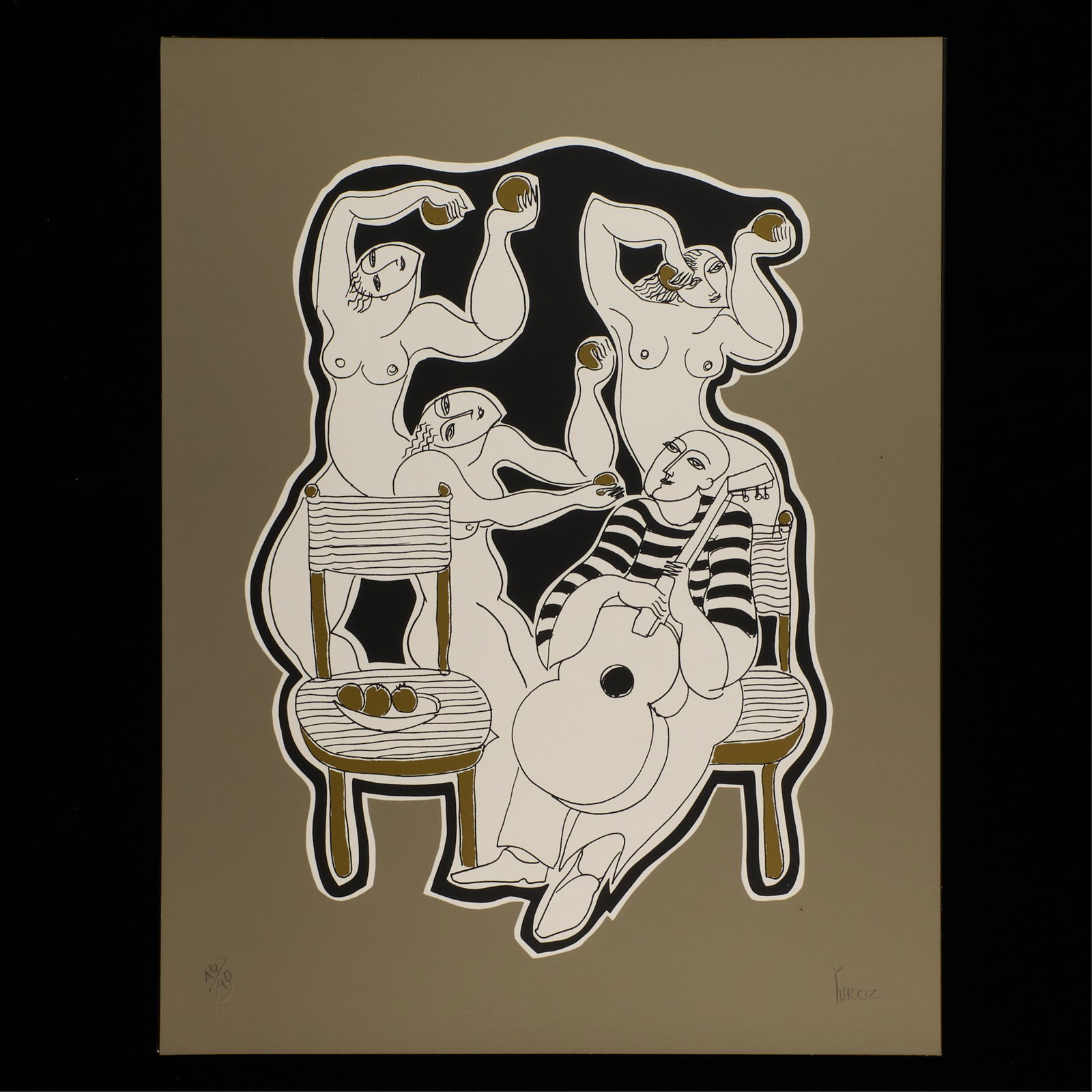 2 Pairs Yuroz (Yuri Gevorgian) Serigraphs: Two suites of two serigraphs each (four prints total) including: "Her Point of View" & "His Point of View." Each pencil signed along the lower right and numbered 46/90 along the lower left. Each with