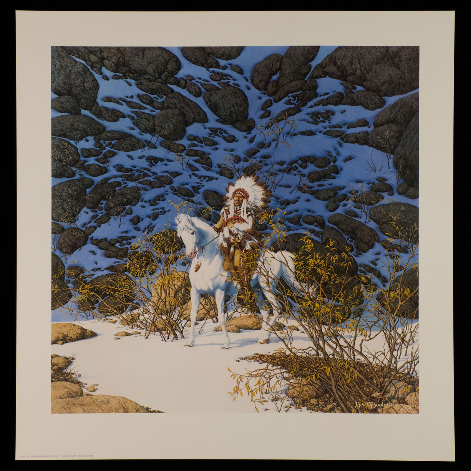 Bev Doolittle "Eagle Heart" Print S/N (1 of 6)