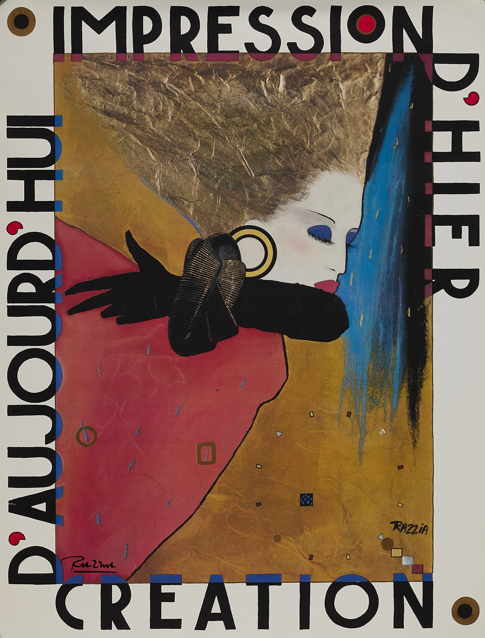 Razzia "Impression d'Hier" Poster 1987 (1 of 6)