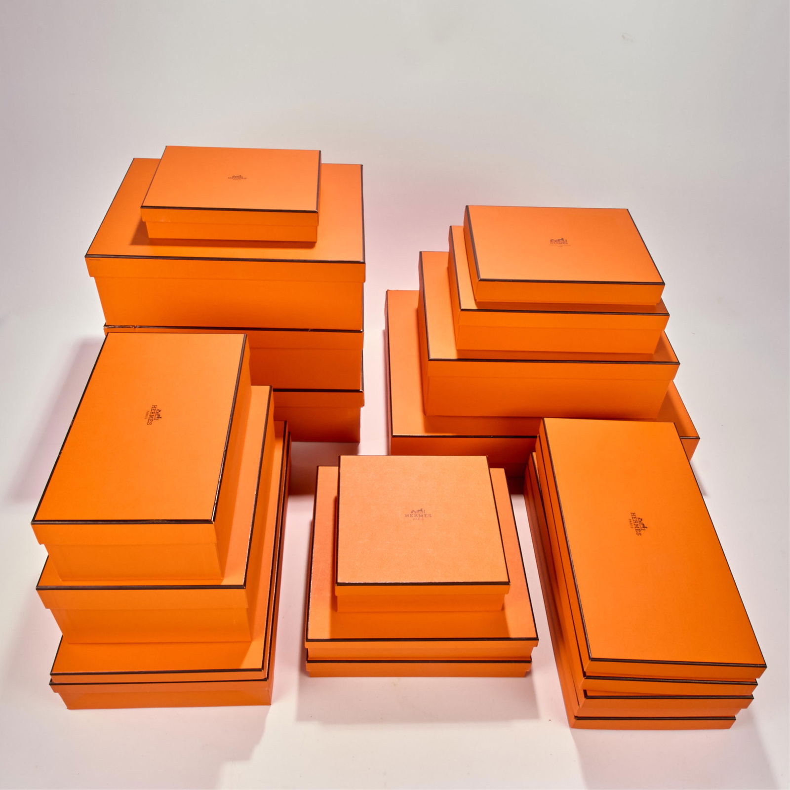 20 Orange Hermes Paris Original Boxes (1 of 8)