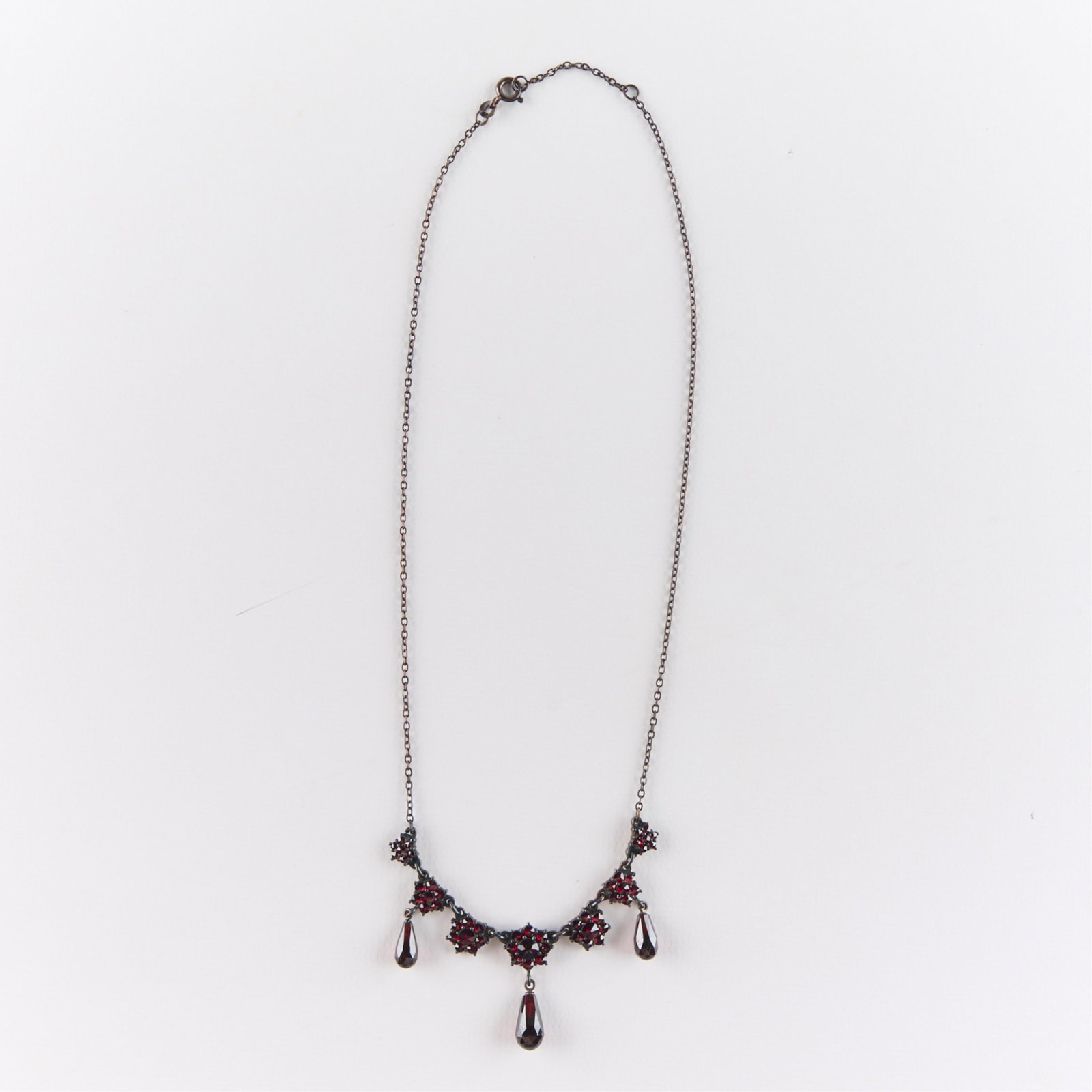 Victorian Bohemian Garnet Necklace (1 of 3)