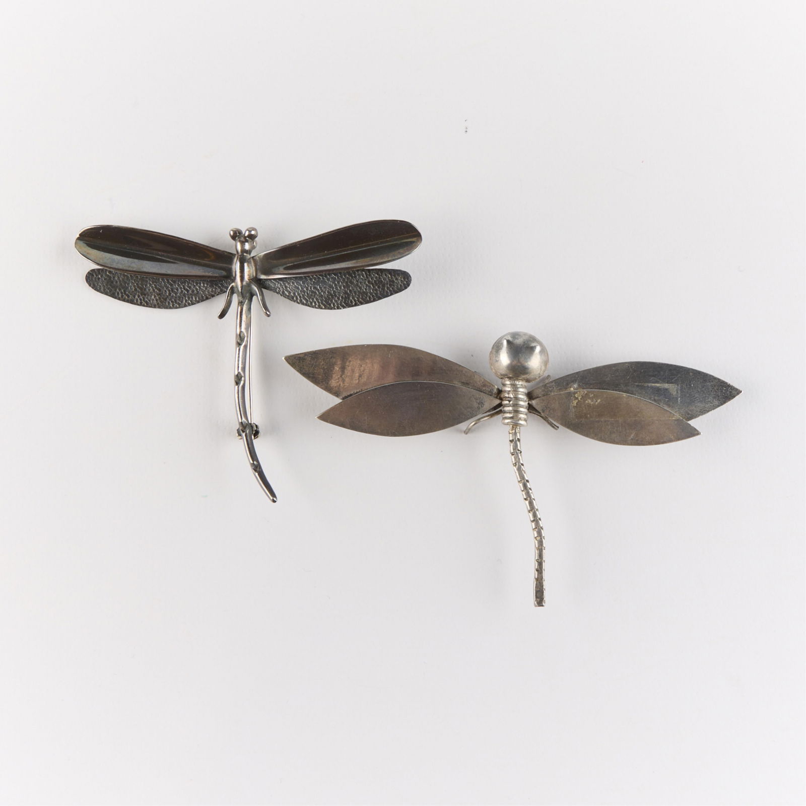 2 Sterling Silver Dragonfly Brooches 0.786 ozt (1 of 3)