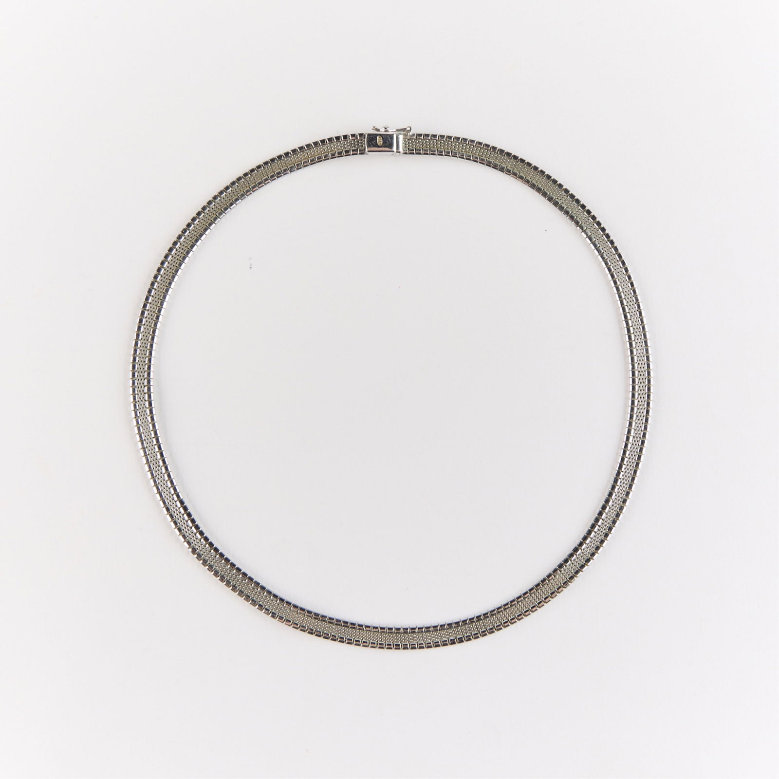 Norwegian Silver Omega Necklace .83 ozt: Norwegian sterling silver omega necklace. Marked.Length: 16 in. Weight: 0.83 Troy oz.