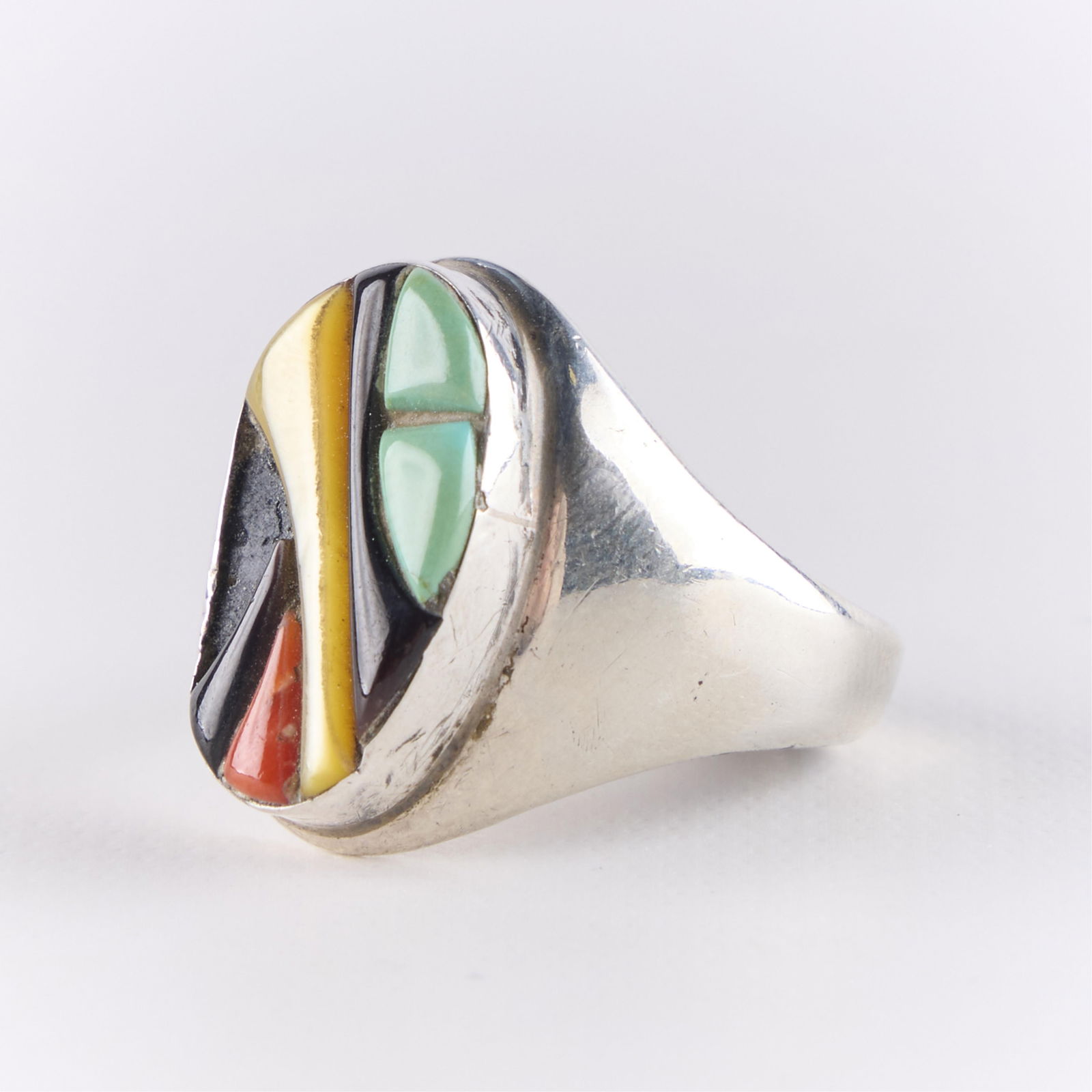 Richard & Geneva Terrazas Zuni Sterling Ring (1 of 4)