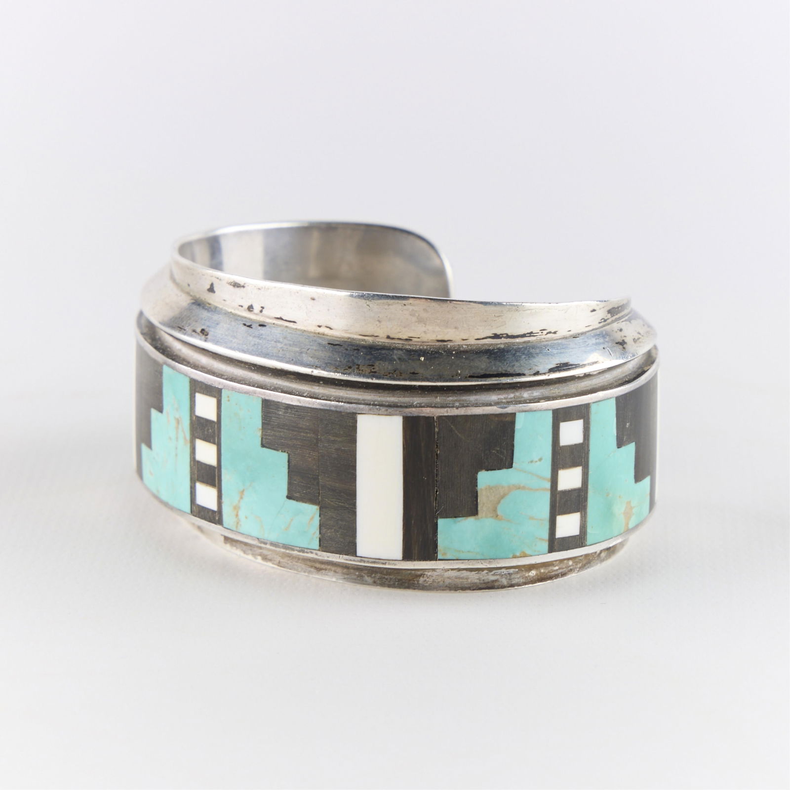 Zuni Silver Bangle - 4