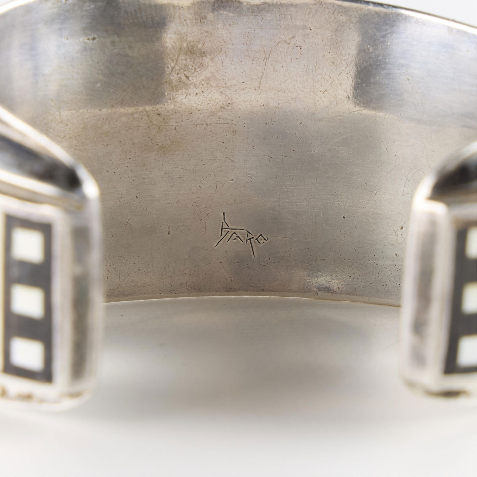 Zuni Silver Bangle - 5