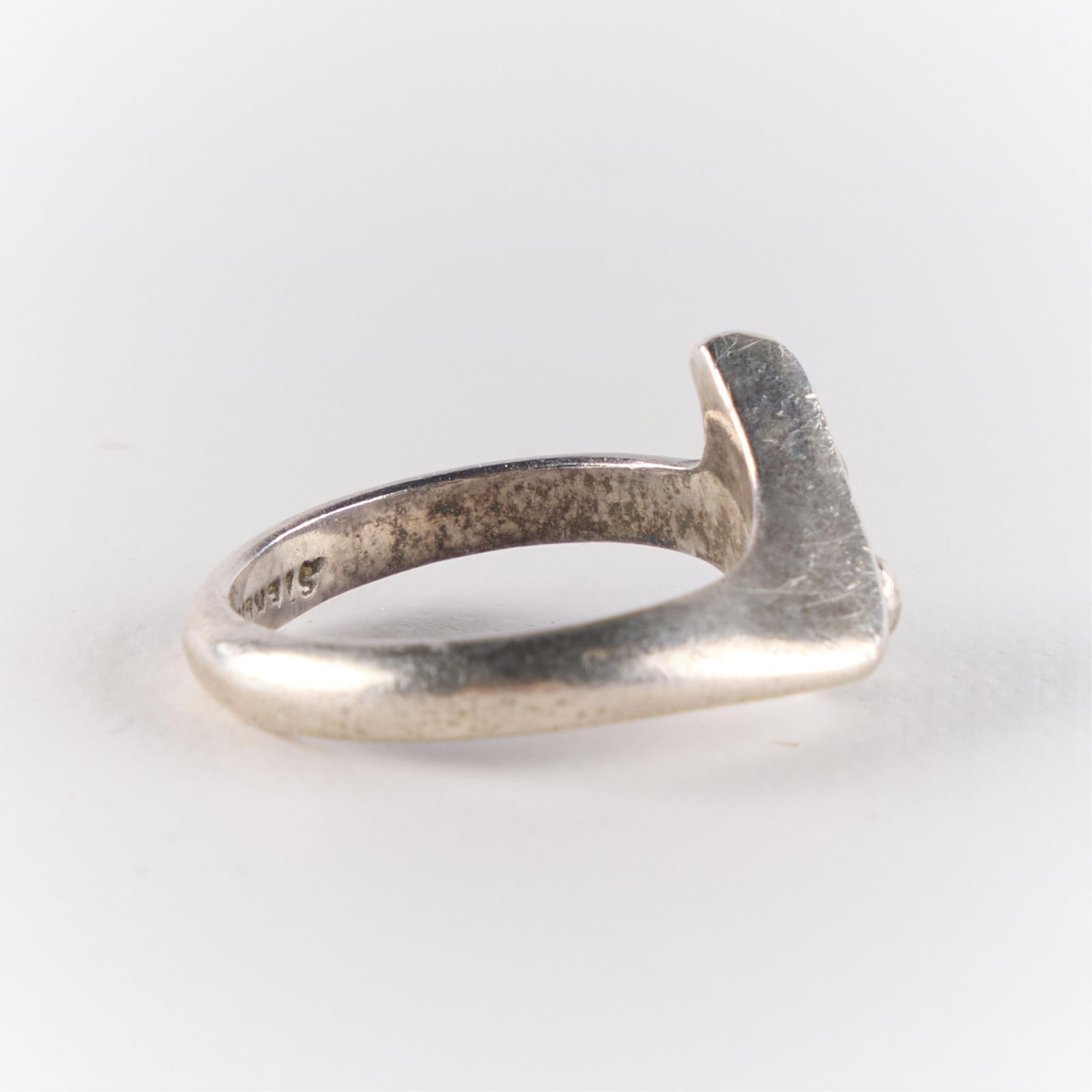 Sterling Silver Modernist Ring .115 ozt - 2