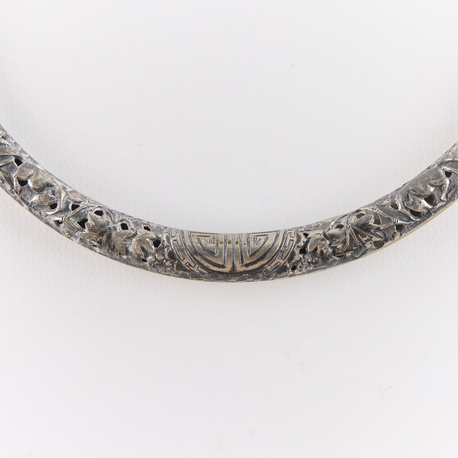 Silver Tone Eastern Torque - 2