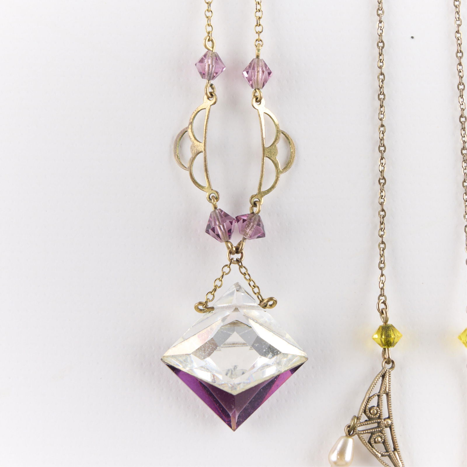 2 Costume Necklaces - 2