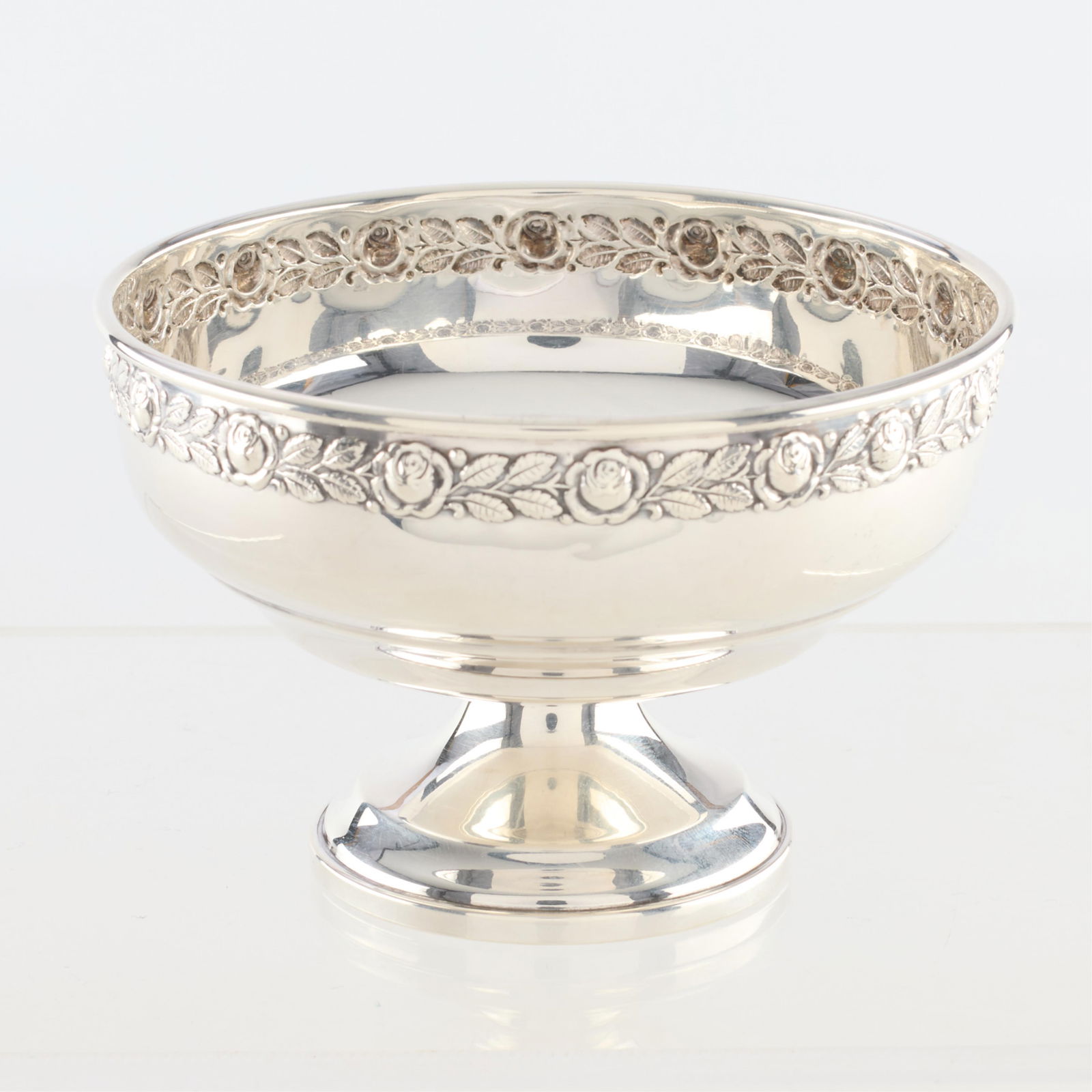 Mueck-Carey Weighted Sterling "Royal Rose" Dish - 129.6 g (1 of 5)