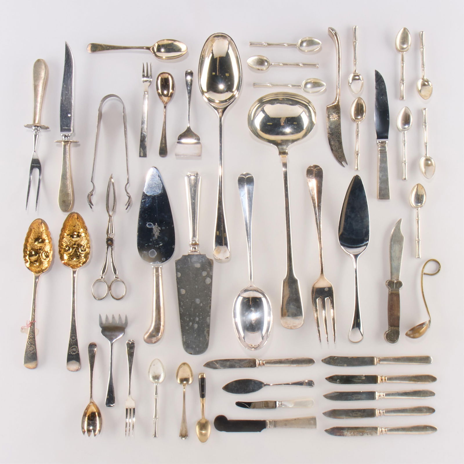 49 Pcs Assorted Serving Utensils Incl. Sterling (1 of 13)