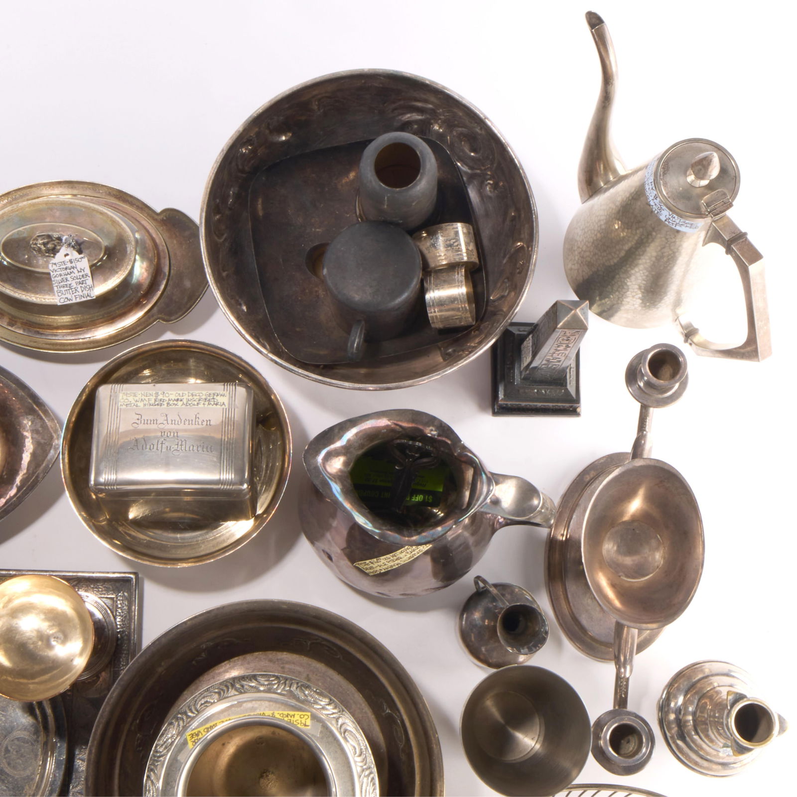 Large Grp Misc. Silverplate Objects - 44 lbs 14 oz - 8